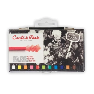 Suchý pastel CONTE Á PARIS - sada - 12 farieb