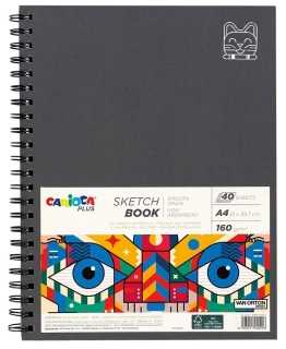 Skicár CARIOCA PLUS - A4 - 160 g/m2 - 40 listov
